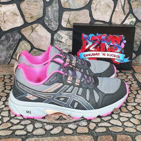 Asics Shoes - Asics Gel-Venture 7 Running Grey Pink